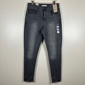 Levi's Women's 31 721 High Rise Skinny Jeans Gray Stellar Stretch y2k NEW